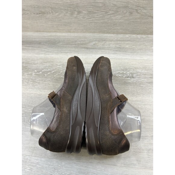 SAS Step Out Womens Brown Mary Jane Shoes 9n Flat Leather Casual Comfort - Picture 5 of 10